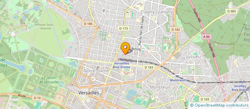 localisation de l'entreprise SYND COPR DU 12 RUE ALBERT JOLY à VERSAILLES