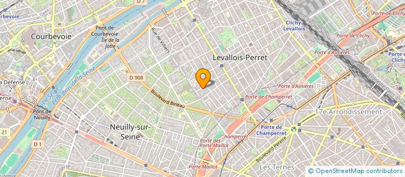 localisation de l'entreprise SYND COPR DU 12 RUE ARISTIDE BRIAND 92 à LEVALLOIS-PERRET