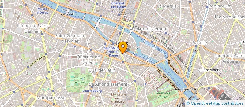 localisation de l'entreprise SYND.COPR. DU 12 RUE DE L'HOTEL COLBERT  PARIS