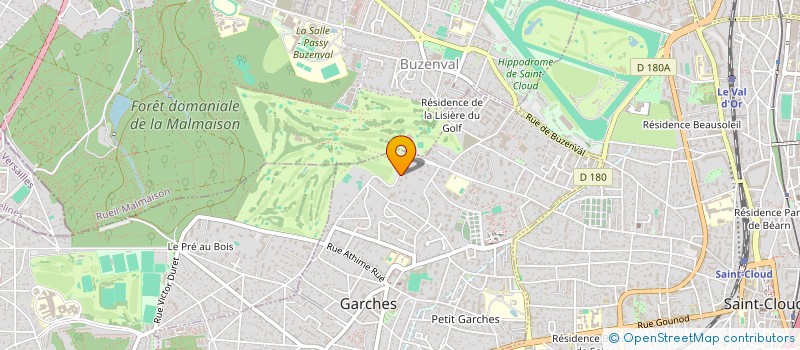 localisation de l'entreprise SYND.COPR. DU 12 RUE GABRIEL    PERI 92 à GARCHES