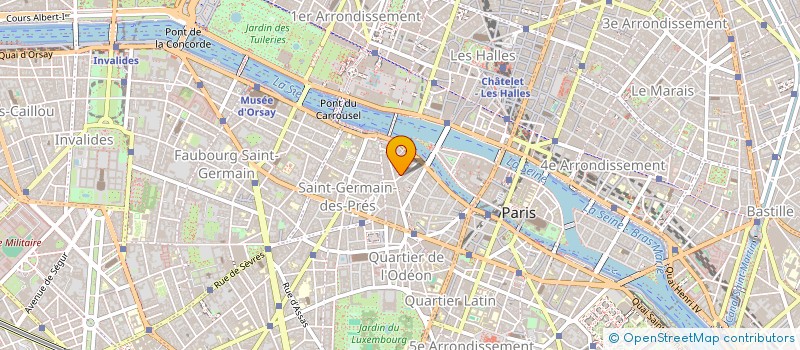 localisation de l'entreprise SYND COPR DU 12 RUE GUENEGAUD 75006 PARIS  PARIS