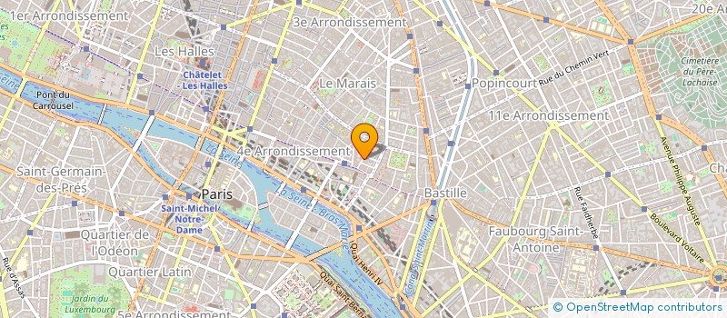 localisation de l'entreprise SYND.COPR. DU 12 RUE            LESDIGUI  PARIS