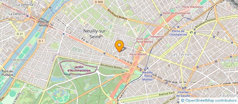 localisation de l'entreprise SYND COPR DU 12 RUE MADELEINE MICHELIS à NEUILLY-SUR-SEINE