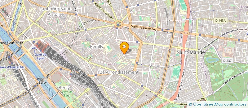 localisation de l'entreprise SYND.COPR. DU 12 VILLA DE SAINT MANDE PA  PARIS