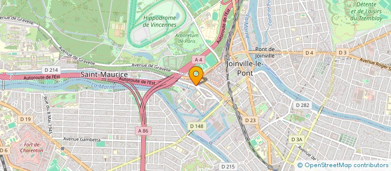 localisation de l'entreprise SYND COPR DU 121 AU 125 AV DU GENERAL à SAINT-MAURICE