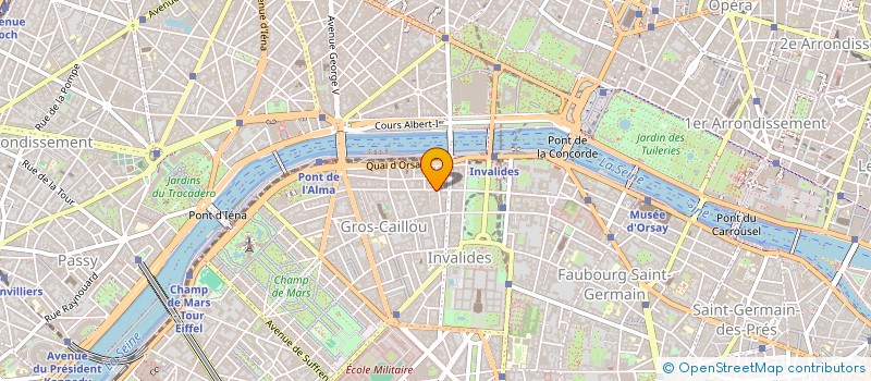 localisation de l'entreprise SYND.COPR. DU 121 RUE DE L      UNIVERSI  PARIS