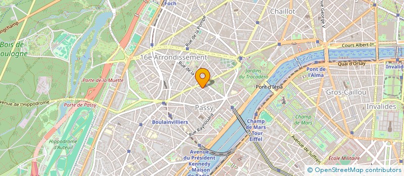 localisation de l'entreprise SYND.COPR. DU 122 BD RASPAIL    75006 PA  PARIS