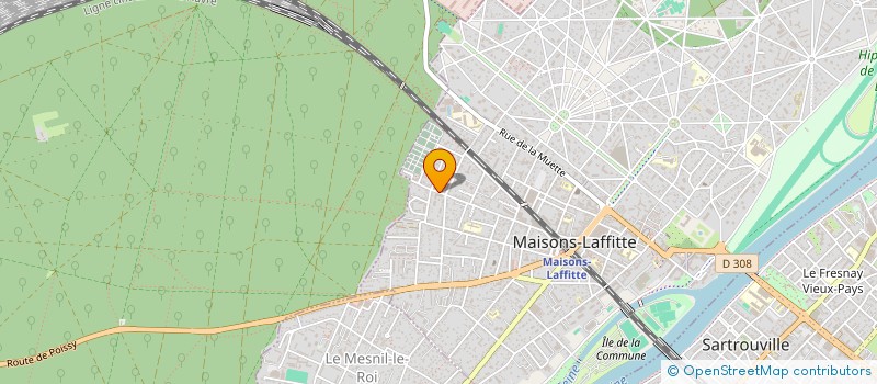 localisation de l'entreprise SYND.COPR. DU 122 RUE D ACHERES  MAISONS-LAFFITTE