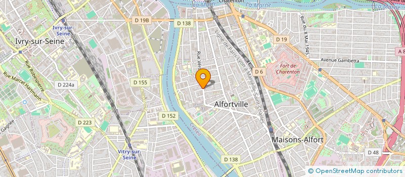 localisation de l'entreprise SYND.COPR DU 126 R VERON  ALFORTVILLE