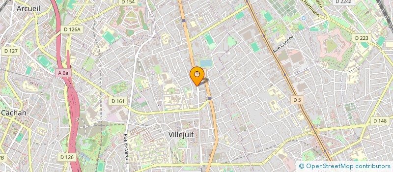 localisation de l'entreprise SYND COPR DU 128 ET 128 BIS AVE DE PARIS à VILLEJUIF