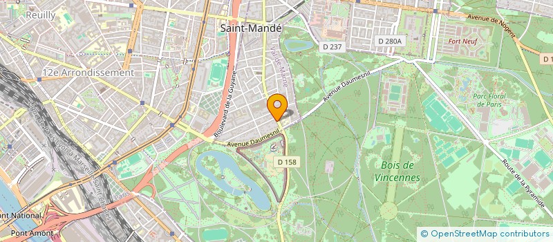 localisation de l'entreprise SYND COPR DU 128 R DE LA REPUBLIQUE à SAINT-MANDE