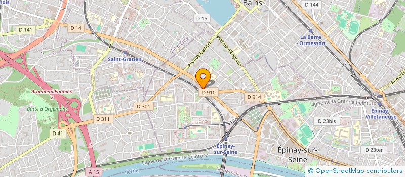localisation de l'entreprise SYND COPR DU 129 AU 133 AVE     JOFFRE 9  EPINAY-SUR-SEINE