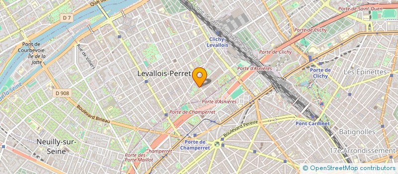 localisation de l'entreprise SYND.COPR. DU 13 AU 19 RUE JULES GUESDE à LEVALLOIS-PERRET