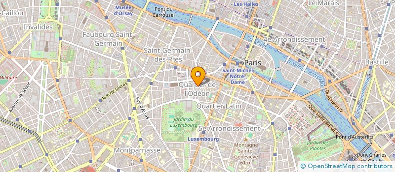 localisation de l'entreprise SYND COPR DU 13 RUE DE L ODEON  75006 PA  PARIS