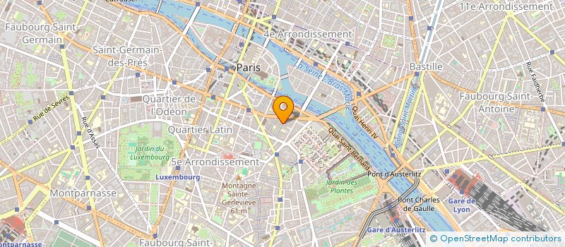 localisation de l'entreprise SYND COPR DU 13 RUE DE POISSY   75005 PA  PARIS