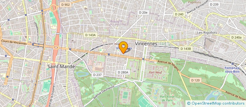 localisation de l'entreprise SYND.COPR. DU 13 RUE JEAN MOULIN 94 VINC à VINCENNES