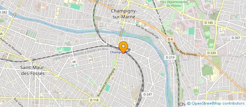 localisation de l'entreprise SYND.COPR. DU 131 AV. DU CENTENAIRE 94 L à SAINT-MAUR-DES-FOSSES