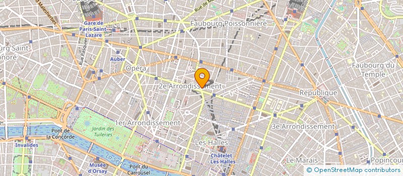 localisation de l'entreprise SYND.COPR. DU 136 RUE MONTMARTRE PARIS 2  PARIS