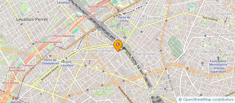 localisation de l'entreprise SYND.COPR. DU 137 RUE CARDINET  75017 PA  PARIS