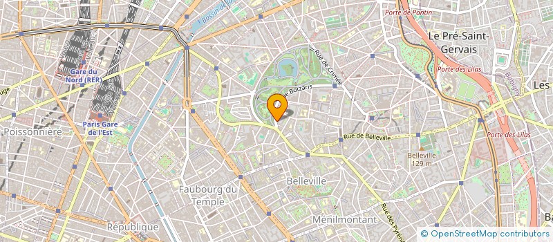 localisation de l'entreprise SYND COPR DU 14 16 RUE BOTZARIS 75019 PA  PARIS