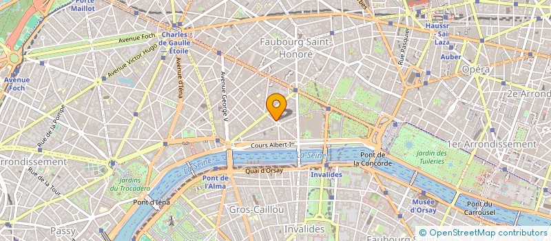 localisation de l'entreprise SYND COPR DU 14-16 RUE FRANCOIS 1ER 7500  PARIS