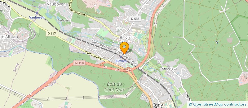localisation de l'entreprise SYND.COPR. DU 14 AV DE LA GARE 91 BIEVR à BIEVRES