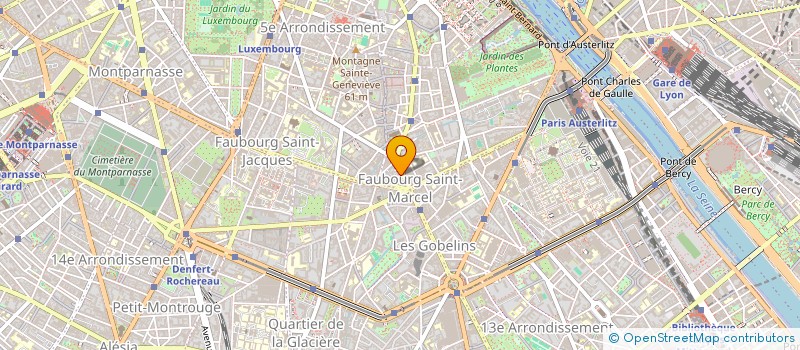localisation de l'entreprise SYND.COPR. DU 14 AV DES GOBELINS REP PAR  PARIS