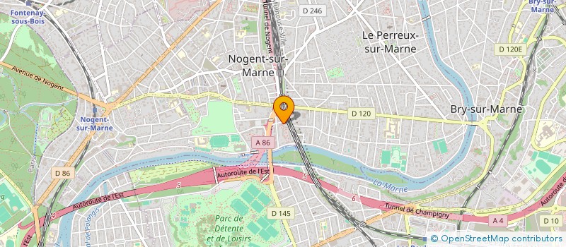 localisation de l'entreprise SYND.COPR. DU 14 R. HENRY DUNANT à NOGENT-SUR-MARNE