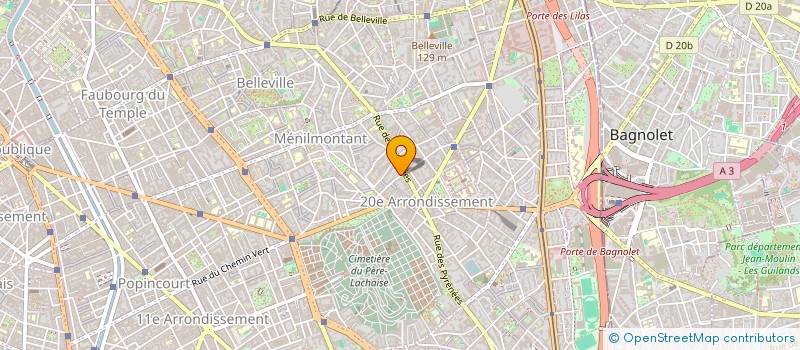 localisation de l'entreprise SYND.COPR. DU 14 RUE DE CELS 75014 PARIS  PARIS