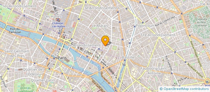 localisation de l'entreprise SYND.COPR. DU 14 RUE DE SEVIGNE 75004 PA  PARIS