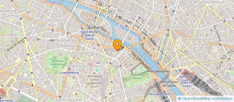 localisation de l'entreprise SYND.COPR. DU 14 RUE DU CARDINAL LEMOINE  PARIS