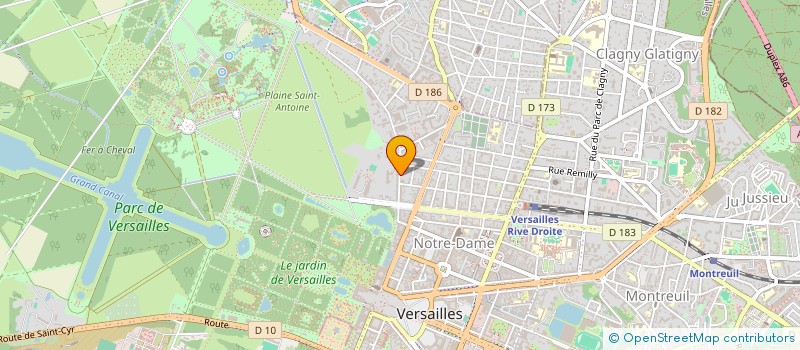 localisation de l'entreprise SYND.COPR. DU 14 RUE GALLIENI 78 VERSAIL à VERSAILLES