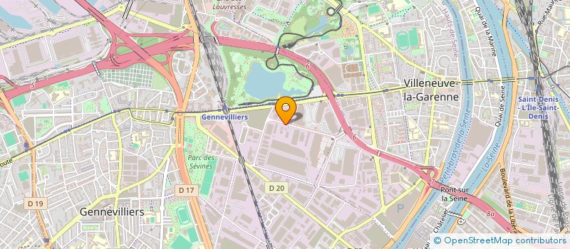 localisation de l'entreprise SYND COPR DU 14 RUE WALDECK ROUSSEAU 92 à GENNEVILLIERS