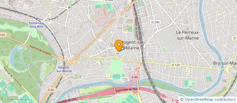 localisation de l'entreprise SYND COPR DU 140 GR CHARLES DE GAULLE à NOGENT-SUR-MARNE
