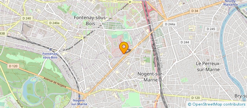 localisation de l'entreprise SYND COPR DU 141-147 BD DE STRASBOURG à NOGENT-SUR-MARNE