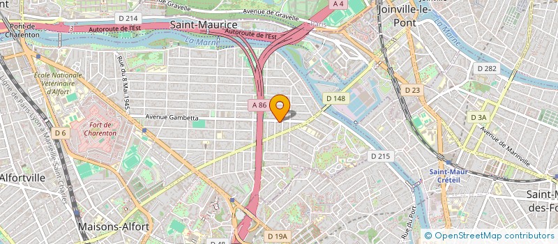 localisation de l'entreprise SYND.COPR. DU 142 AV GAMBETTA à MAISONS-ALFORT
