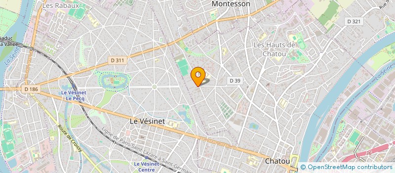 localisation de l'entreprise SYND.COPR. DU 147 159 RUE DES   LANDES 7  CHATOU