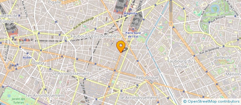 localisation de l'entreprise SYND COPR DU 147 BOULE MAGENTA  75010 PA  PARIS