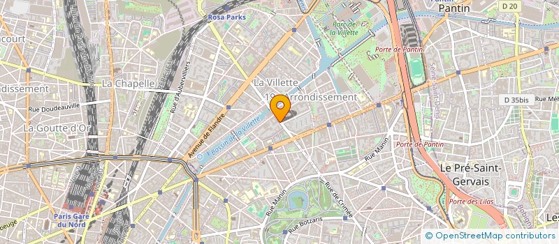 localisation de l'entreprise SYND.COPR. DU 147 RUE DE CRIMEE 75019 PA  PARIS