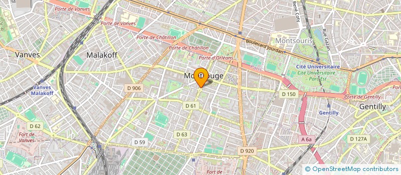 localisation de l'entreprise SYND COPR DU 148 AVE DE LA REPUBLIQUE 92  MONTROUGE