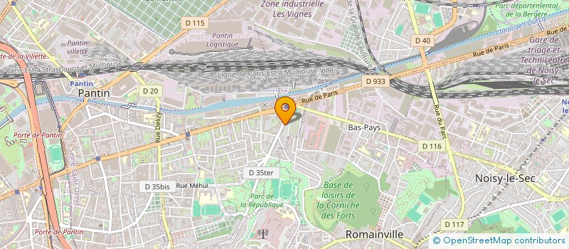 localisation de l'entreprise SYND COPR DU 15-17 AVE ANATOLE FRANCE  PANTIN