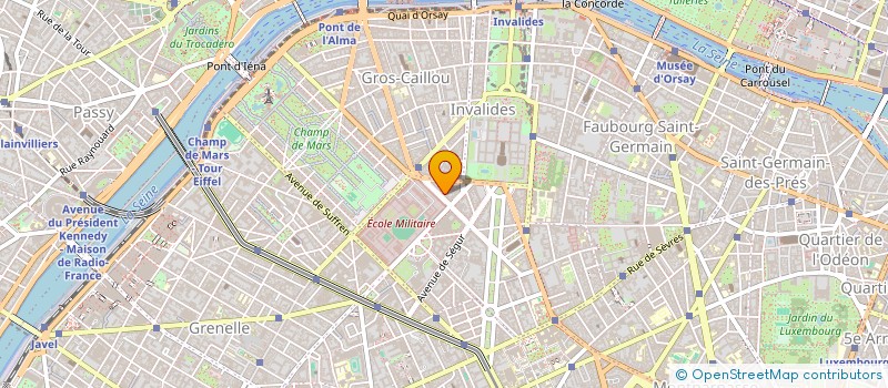 localisation de l'entreprise SYND.COPR. DU 15 AV DUQUESNE    75007 PA  PARIS