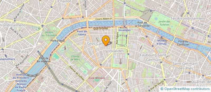 localisation de l'entreprise SYND COPR DU 15 B RUE AMELIE  PARIS