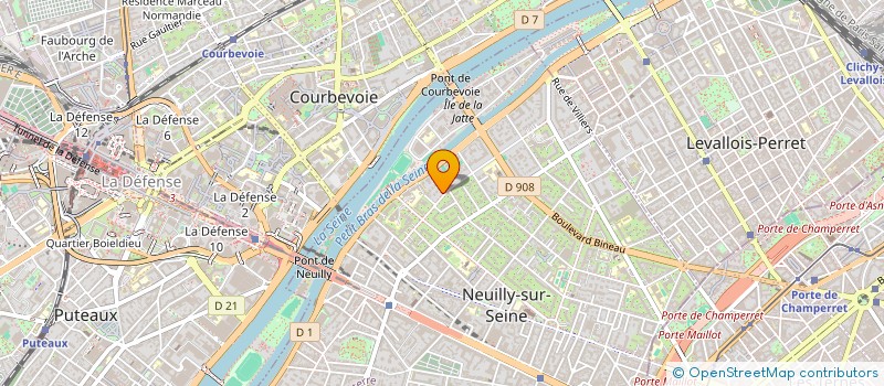 localisation de l'entreprise SYND.COPR. DU 15 BD DE LA SAUSSAYE à NEUILLY-SUR-SEINE
