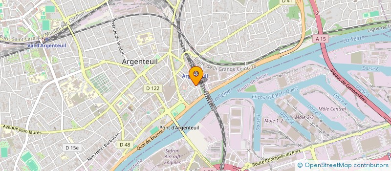 localisation de l'entreprise SYND COPR DU 15 BD KARL MARX 95 ARGENTEU  ARGENTEUIL