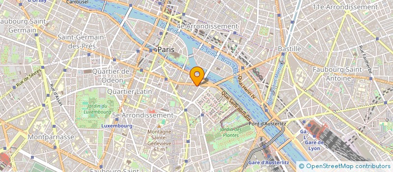 localisation de l'entreprise SYND.COPR. DU 15 BD SAINT       GERMAIN  PARIS