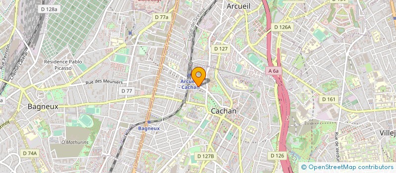 localisation de l'entreprise SYND.COPR. DU 15 BIS AV. CARNOT 94 CACHA à CACHAN