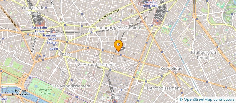 localisation de l'entreprise SYND.COPR. DU 15 RUE DE L ECHIQUIER PARI  PARIS