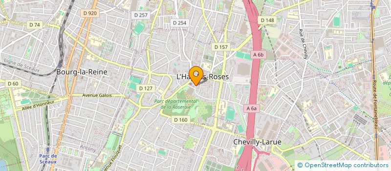 localisation de l'entreprise SYND COPR DU 15 RUE DES TOURNELLES ' à L'HAY-LES-ROSES
