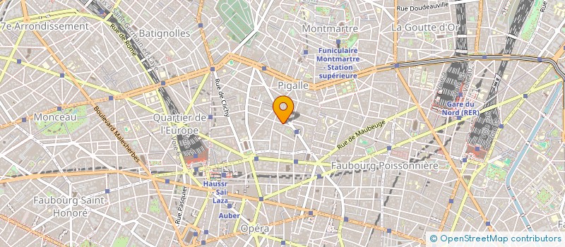 localisation de l'entreprise SYND COPR DU 15 RUE LA BRUYERE  75009 PA  PARIS